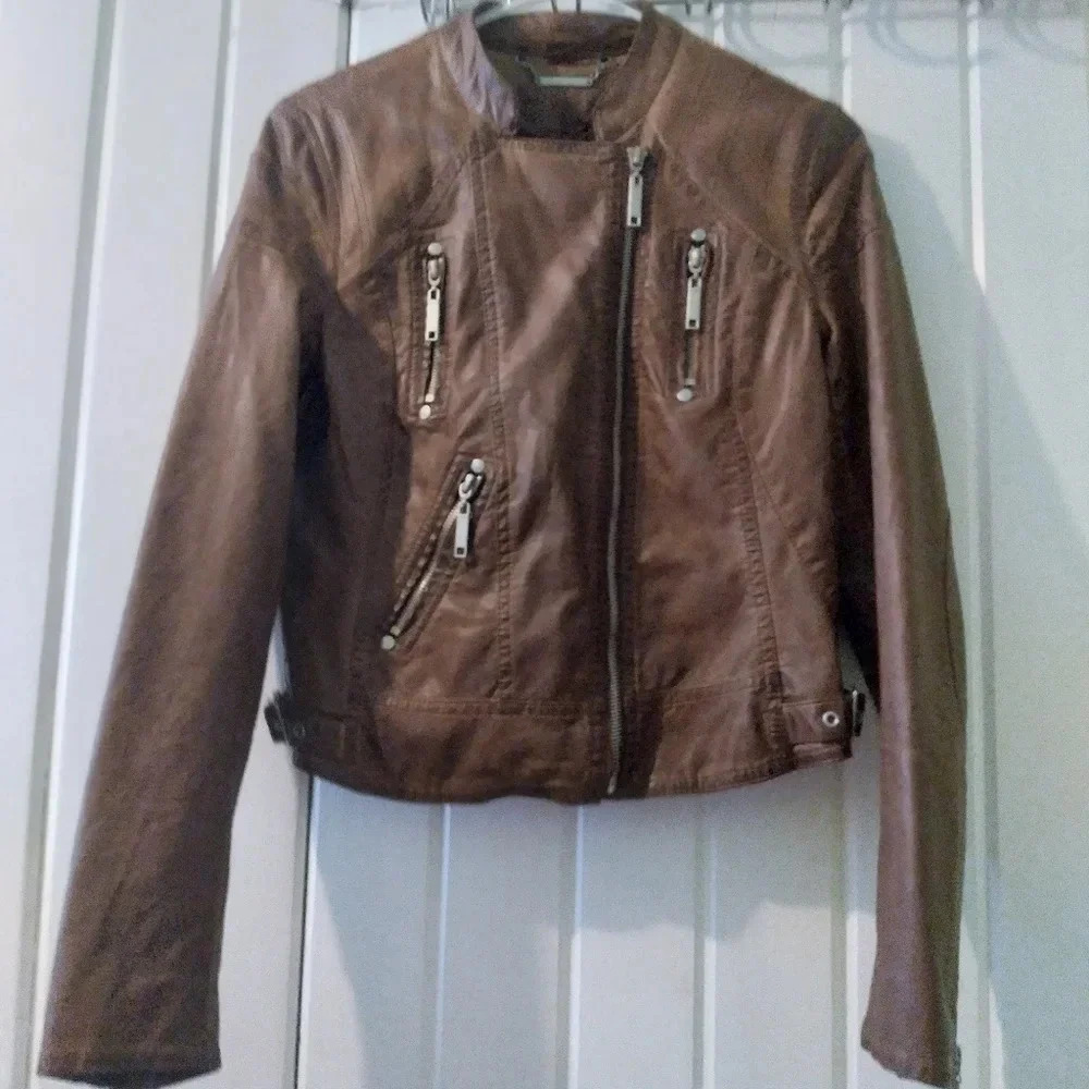 J2 faux leather jacket-small junior NWOT